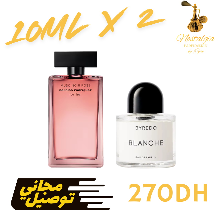 Narciso Musc Noir Rose + Byredo Blanche