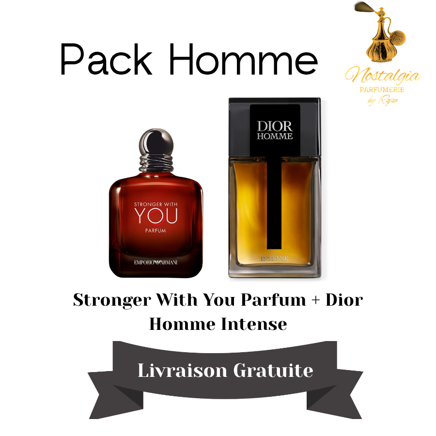 Stronger With You Parfum + Dior Homme Intense