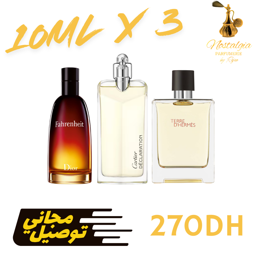 Farenheit + Declaration + Terre d'hermes ( Eau de Toilette )