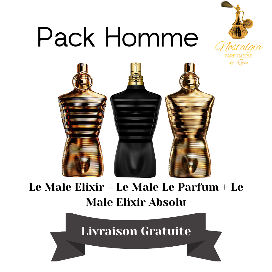 Le Male Elixir + Le Male Le Parfum + Le Male Elixir Absolu
