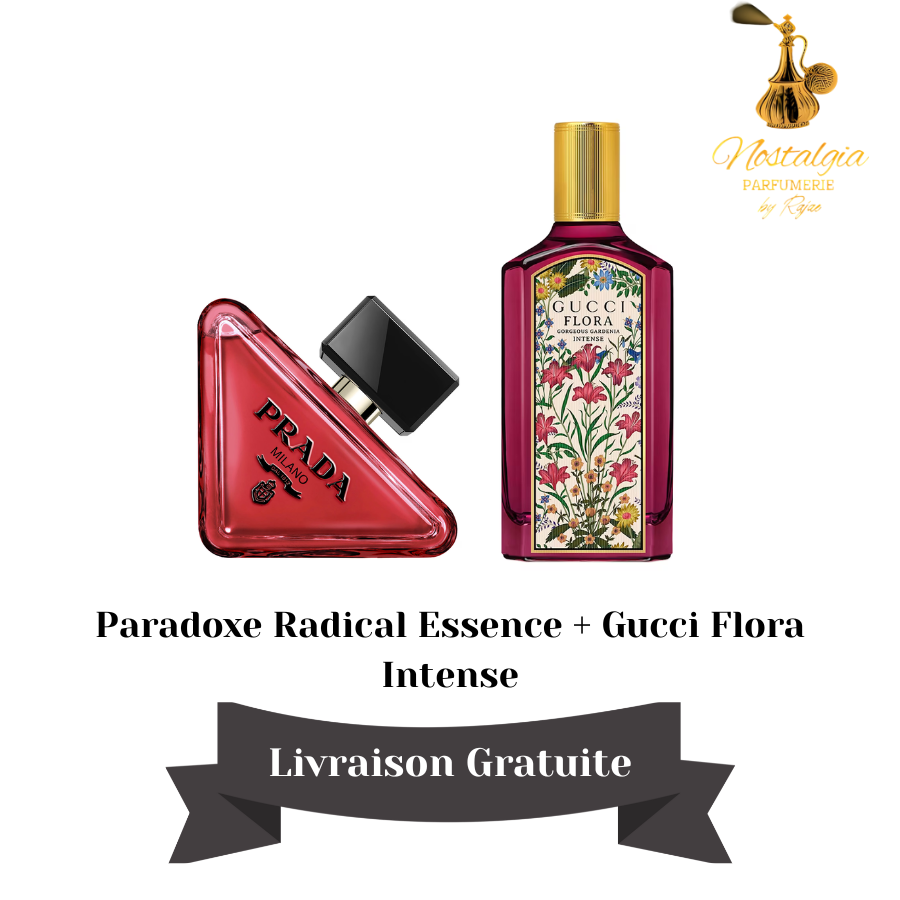 Paradoxe Radical Essence + Gucci Flora Gorgeous Gardenia Intense
