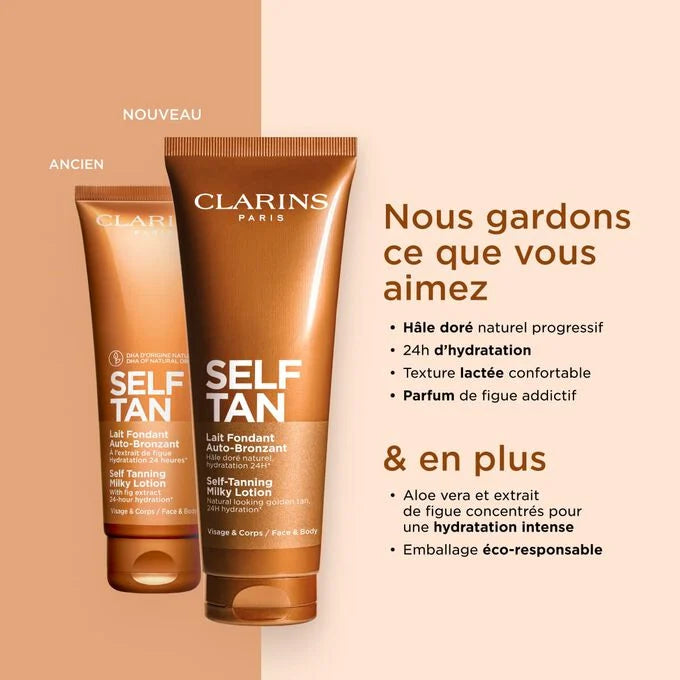 CLARINS Lait Fondant Auto-bronzant Visage & Corps