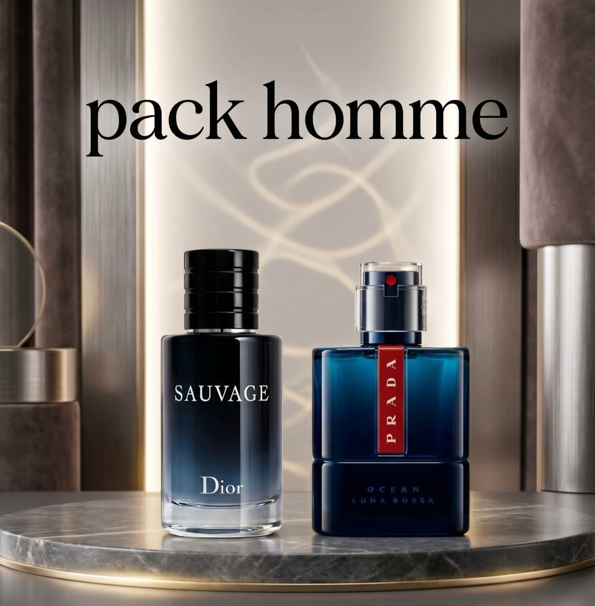 Pack sauvage edp + prada luna rossa ocean