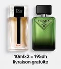 Pack prada paradigme + dior homme sport