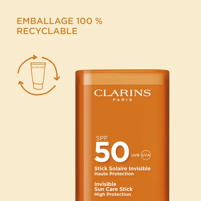 CLARINS Stick Solaire Invisible SPF50 - Zones Sensibles