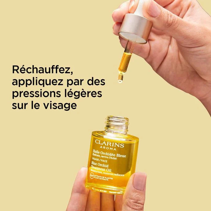 CLARINS Huile Orchidée Bleue - Peaux déshydratées