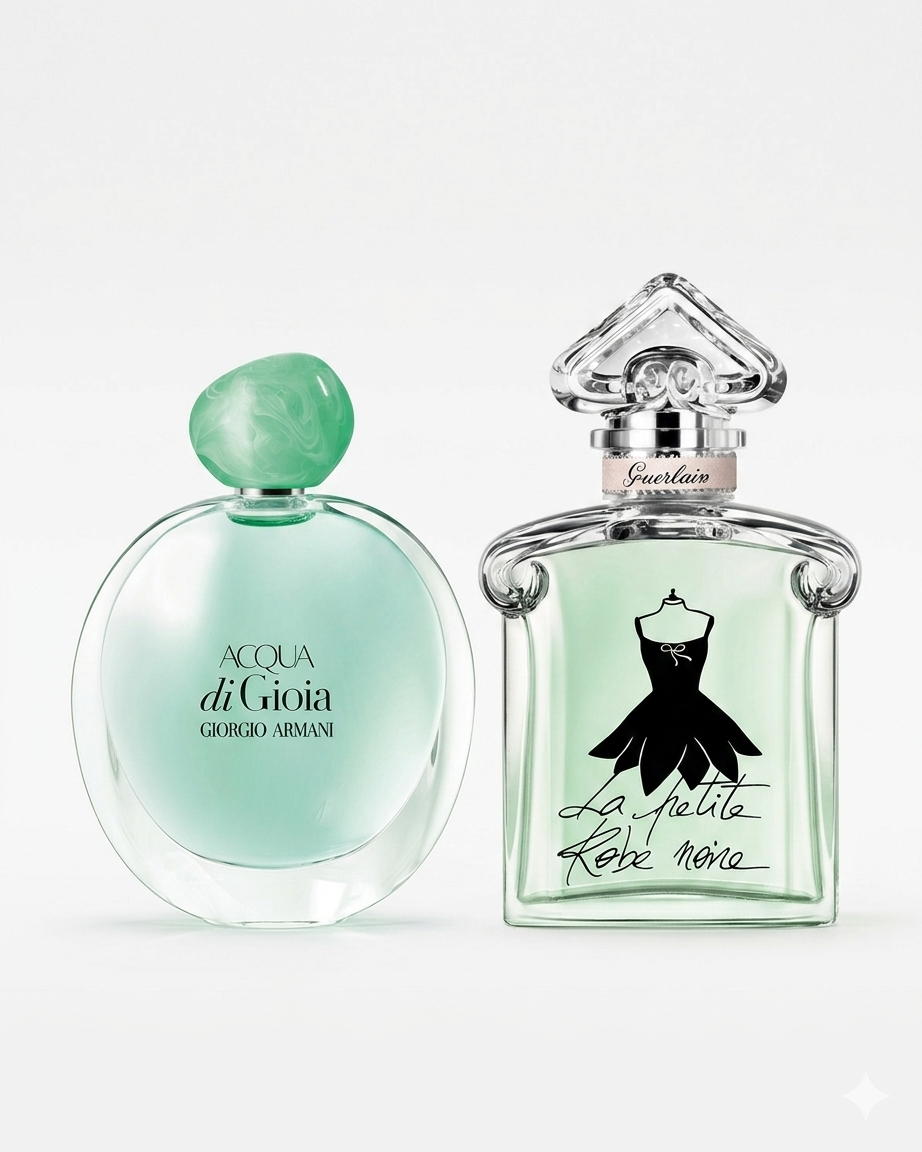 Acqua di gioia + la petite robe noire eau fraiche