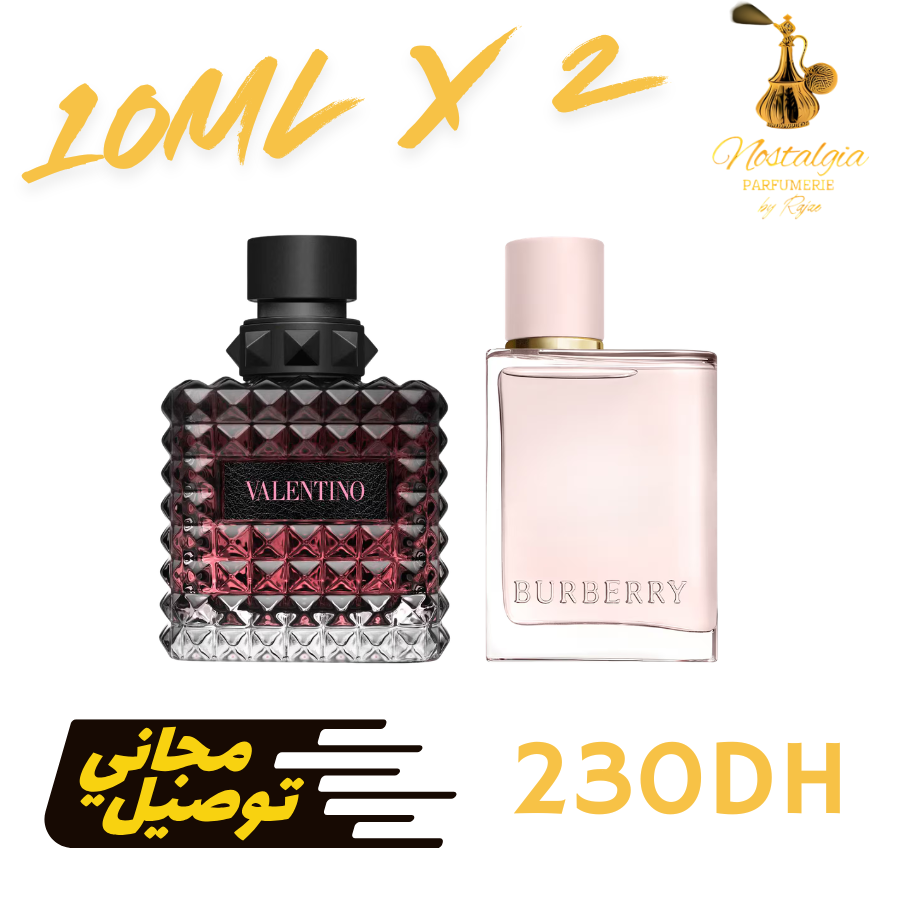 Valentino Donna Intense + Burberry Her