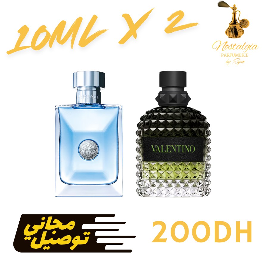 Valentino Green Stravaganza + Versace Pour Homme